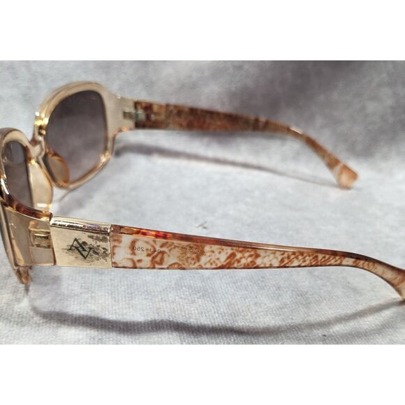 Adrienne Vittadini Translucent Speckled Tan Sunglasses - Picture 4 of 6